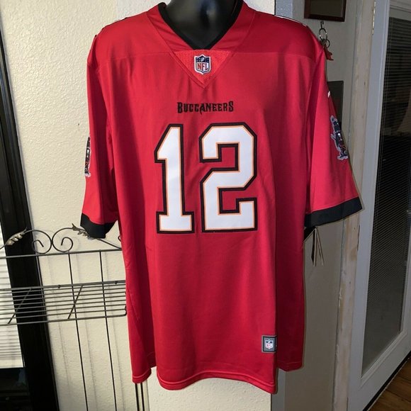Tampa Bay Buccaneers Tom Brady Authentic Nike Vapor On Field Red Jersey L NWT - Picture 4 of 10
